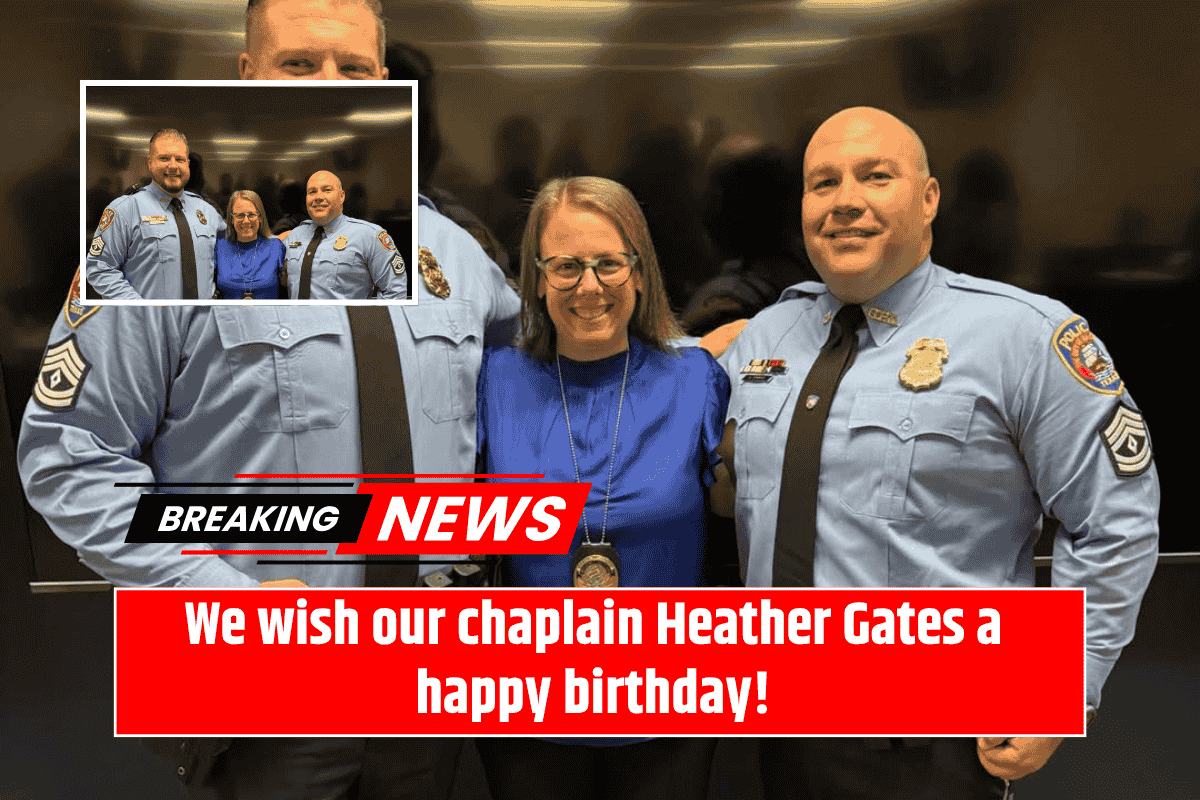 We wish our chaplain Heather Gates a happy birthday!
