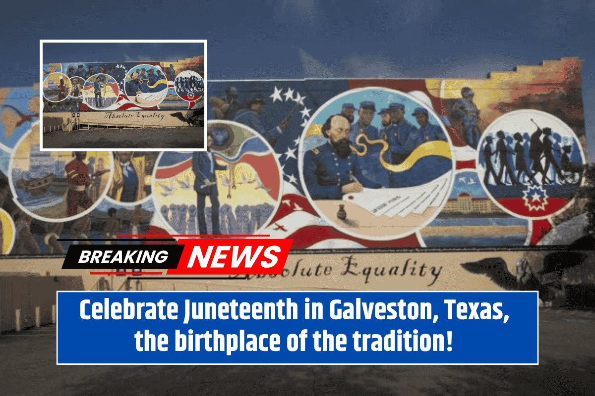 Celebrate Juneteenth in Galveston, Texas, the birthplace of the tradition!