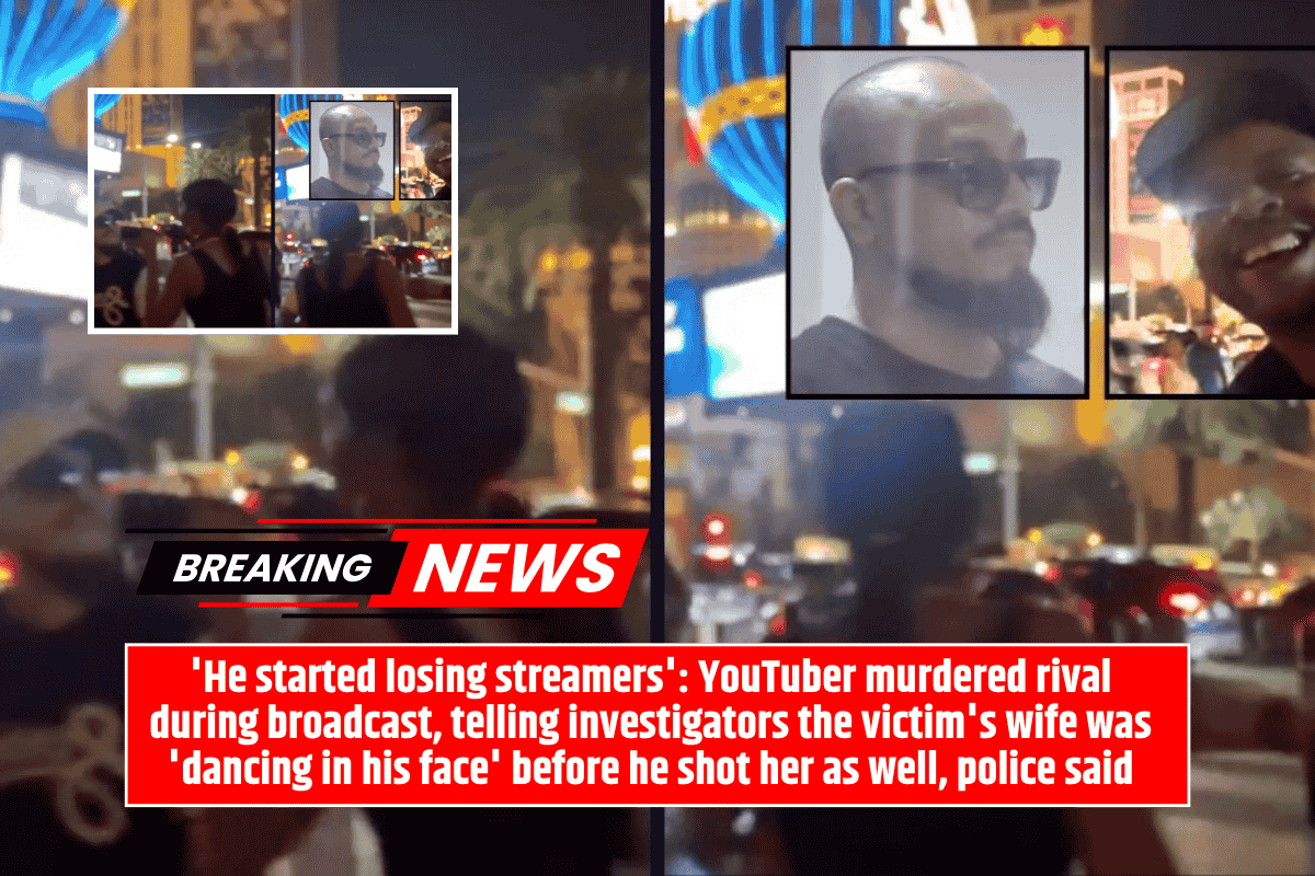 'He started losing streamers': YouTuber murdered rival during broadcast, telling investigators the victim's wife was 'dancing in his face' before he shot her as well, police said