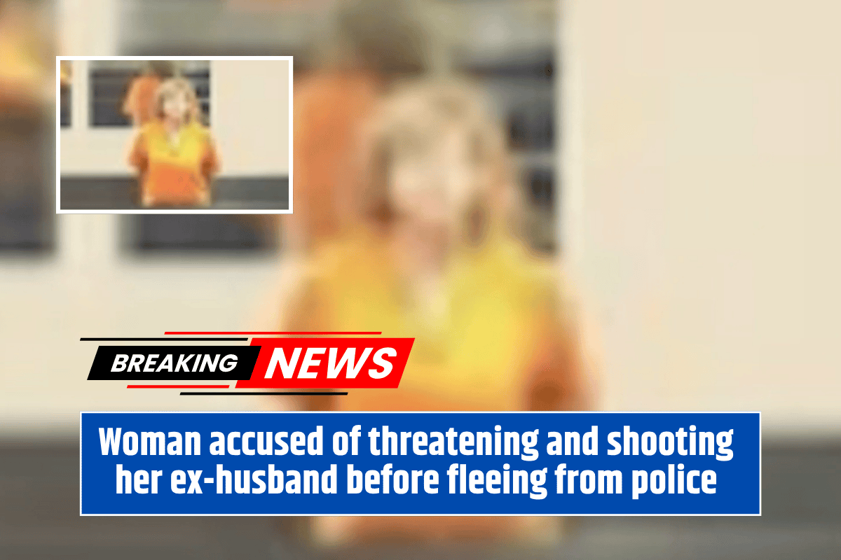 Woman accused of threatening and shooting her ex-husband before fleeing from police