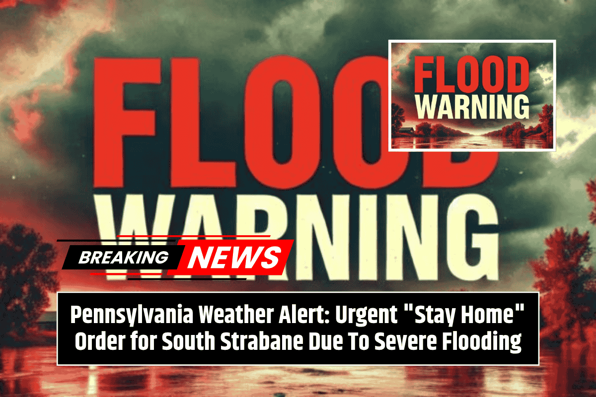 Pennsylvania Weather Alert: Urgent "Stay Home" Order for South Strabane Due To Severe Flooding