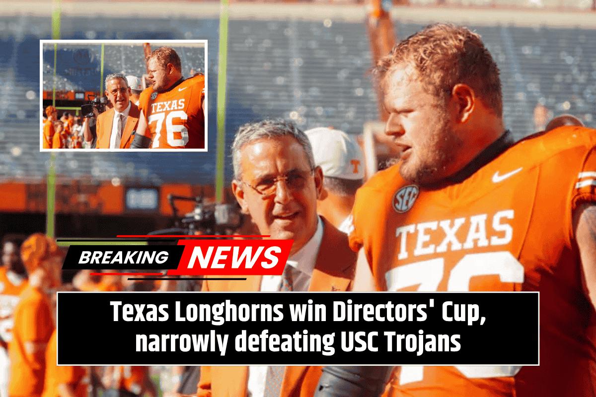 Texas Longhorns win Directors' Cup, narrowly defeating USC Trojans