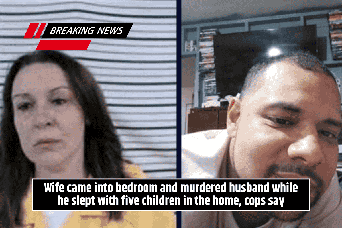 Wife came into bedroom and murdered husband while he slept with five children in the home, cops say