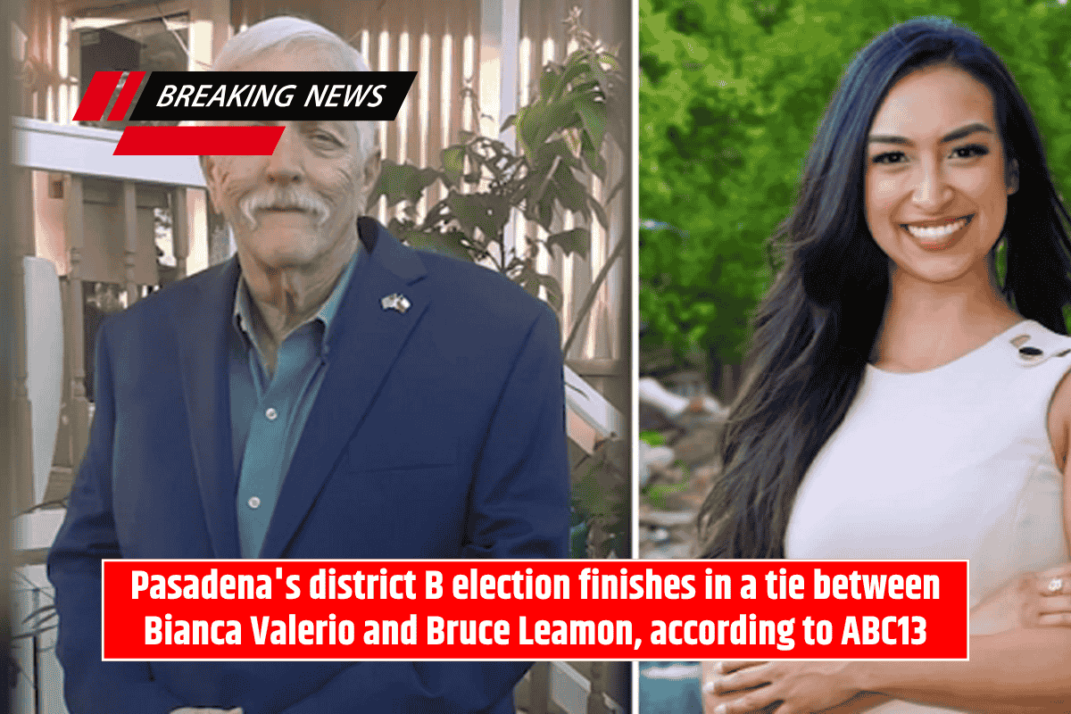 Pasadena's district B election finishes in a tie between Bianca Valerio and Bruce Leamon, according to ABC13