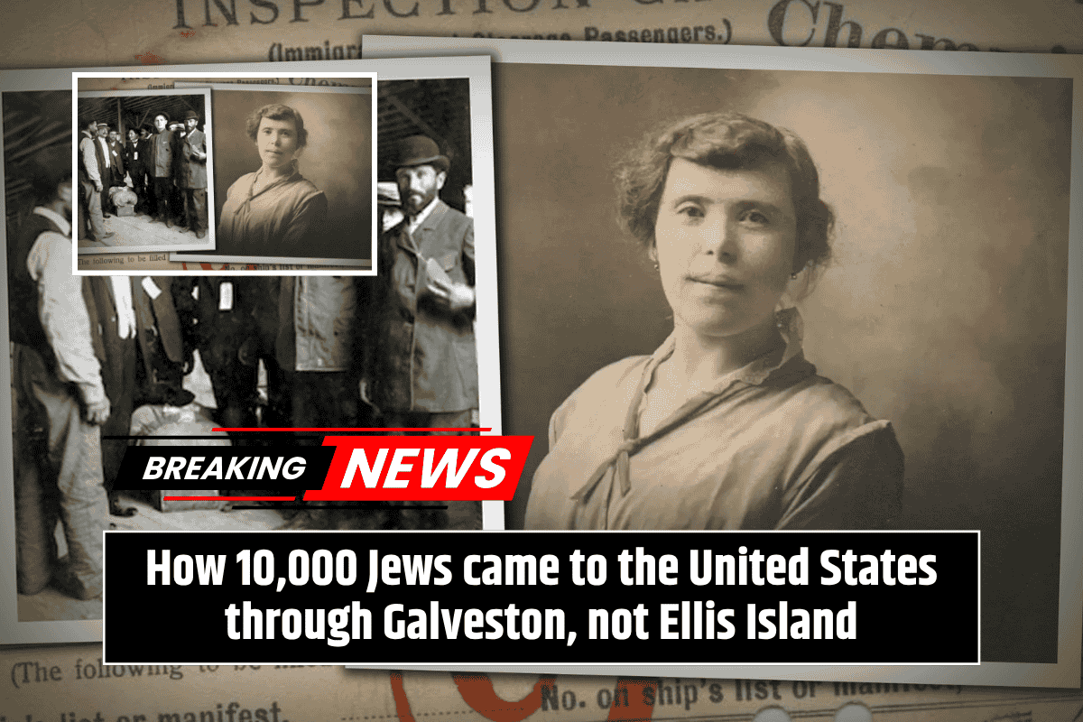 How 10,000 Jews came to the United States through Galveston, not Ellis Island