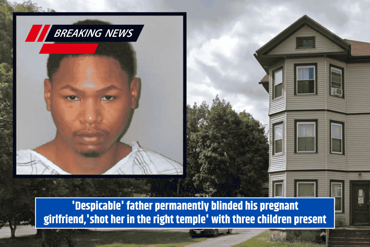 'Despicable' father permanently blinded his pregnant girlfriend,'shot her in the right temple' with three children present