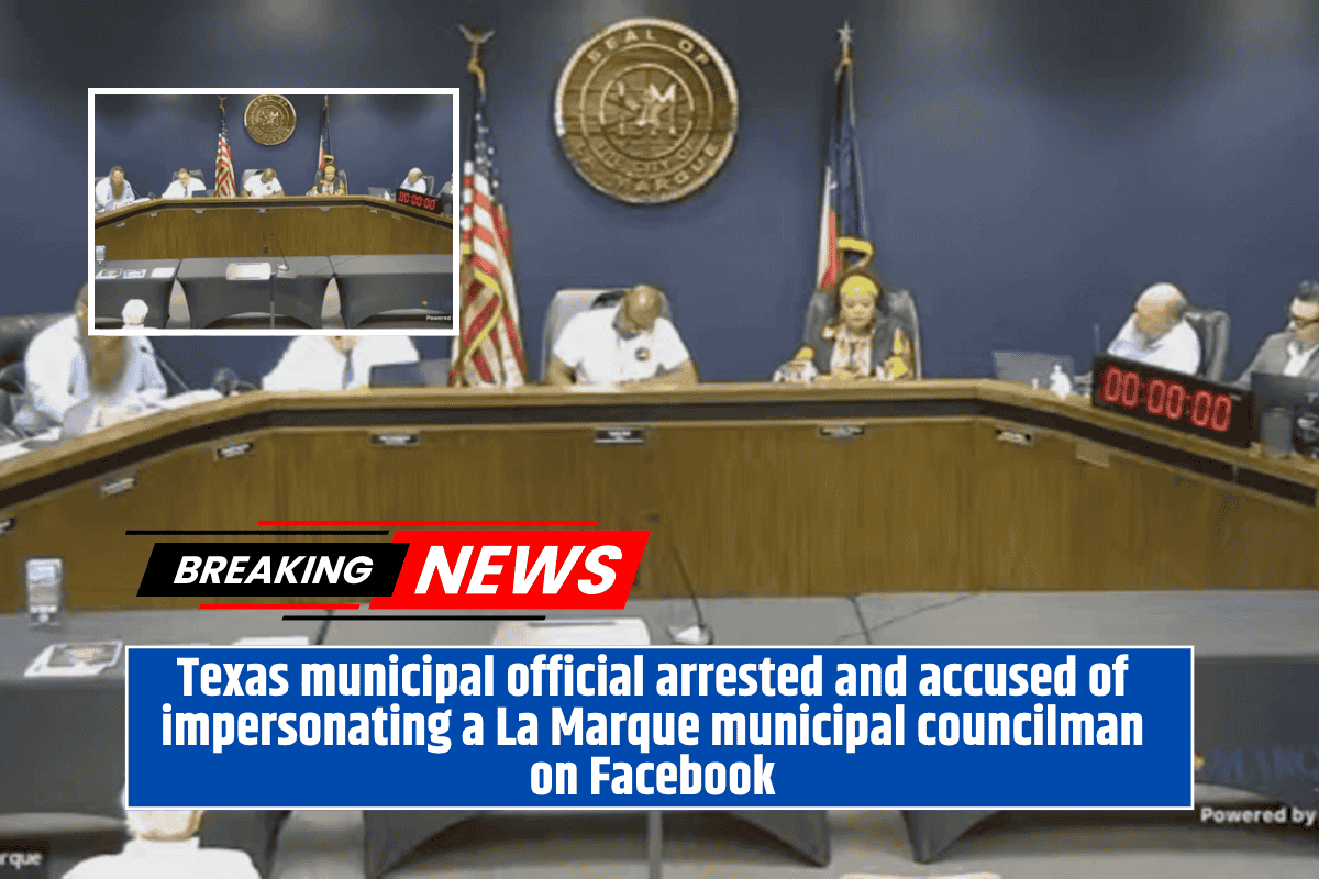 Texas municipal official arrested and accused of impersonating a La Marque municipal councilman on Facebook