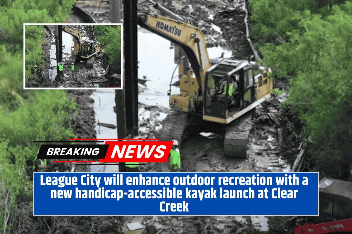 League City will enhance outdoor recreation with a new handicap-accessible kayak launch at Clear Creek