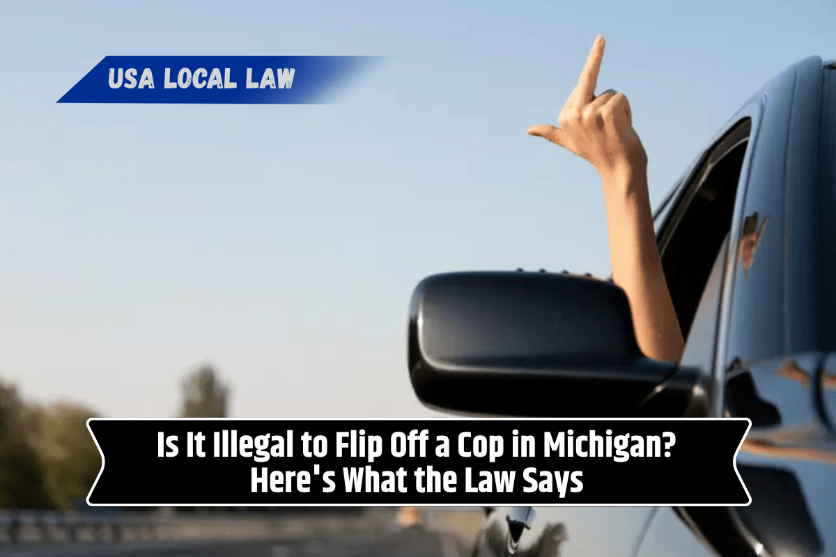 Is It Illegal to Flip Off a Cop in Michigan? Here's What the Law Says