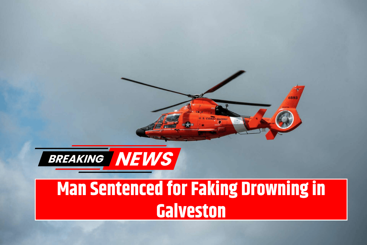 Man Sentenced for Faking Drowning in Galveston