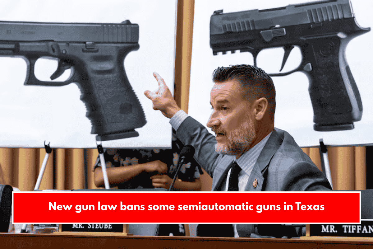 New gun law bans some semiautomatic guns in Texas
