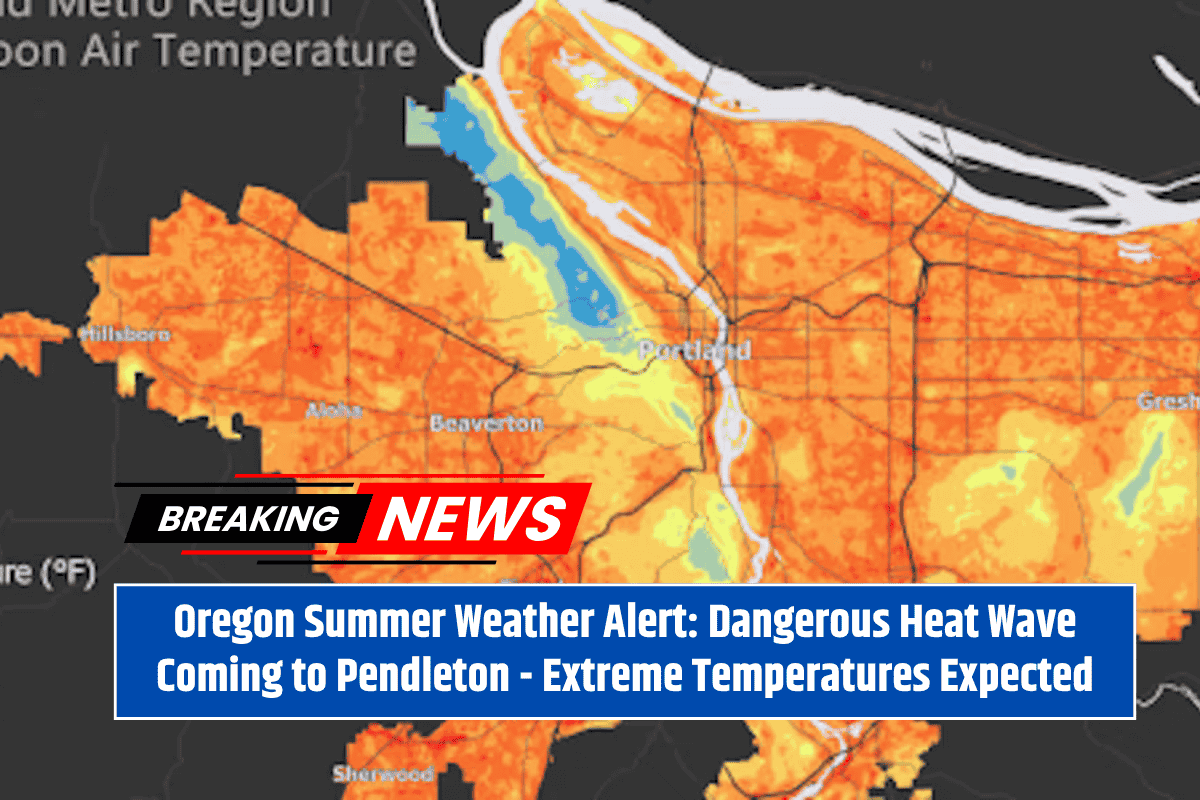 Oregon Summer Weather Alert: Dangerous Heat Wave Coming to Pendleton - Extreme Temperatures Expected