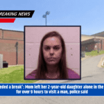 'Needed a break': Mom left her 2-year-old daughter alone in the flat for over 9 hours to visit a man, police said