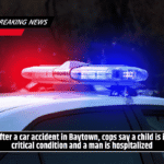After a car accident in Baytown, cops say a child is in critical condition and a man is hospitalized