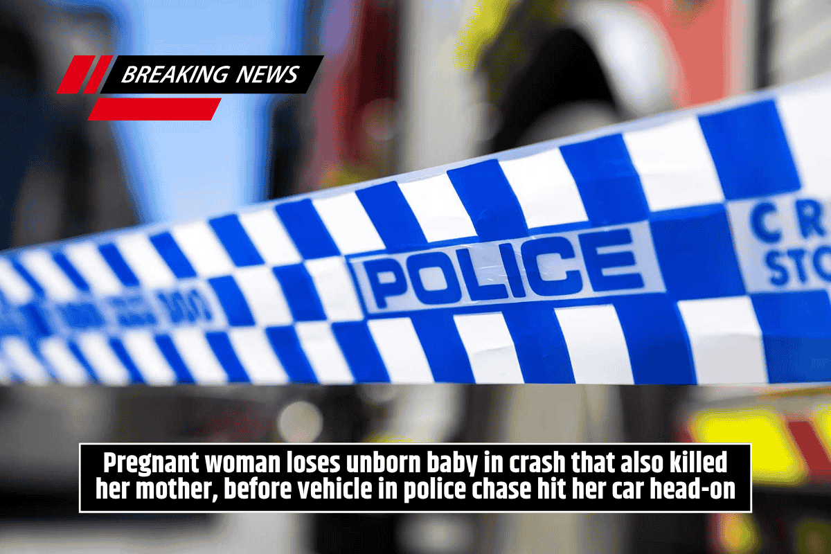 Pregnant woman loses unborn baby in crash that also killed her mother, before vehicle in police chase hit her car head-on