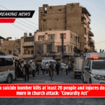 Syria suicide bomber kills at least 20 people and injures dozens more in church attack: 'Cowardly Act'