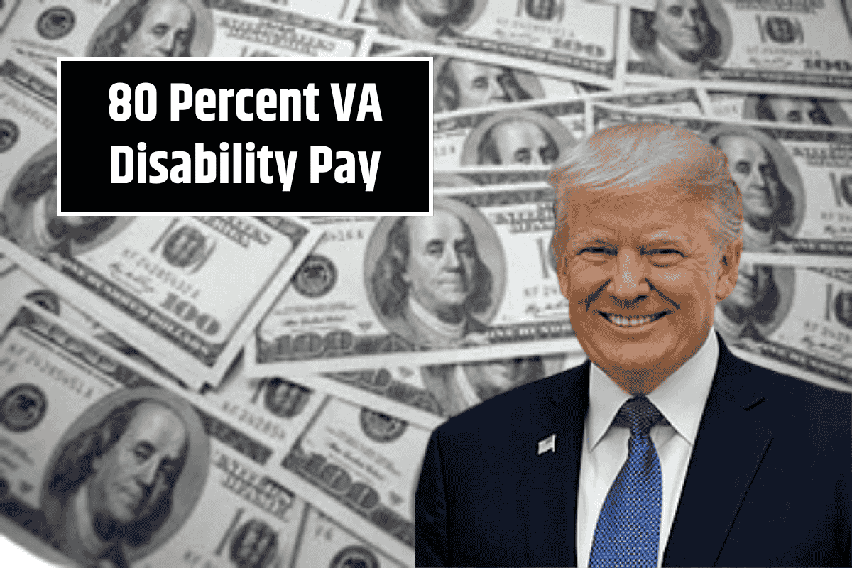 80 Percent VA Disability Pay: How much does a veteran without dependents receive?