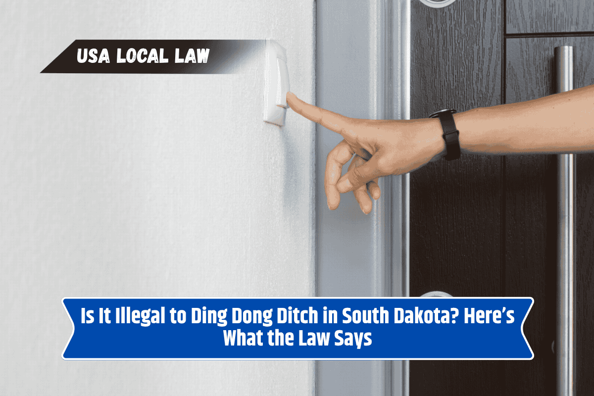 Is It Illegal to Ding Dong Ditch in South Dakota? Here’s What the Law Says