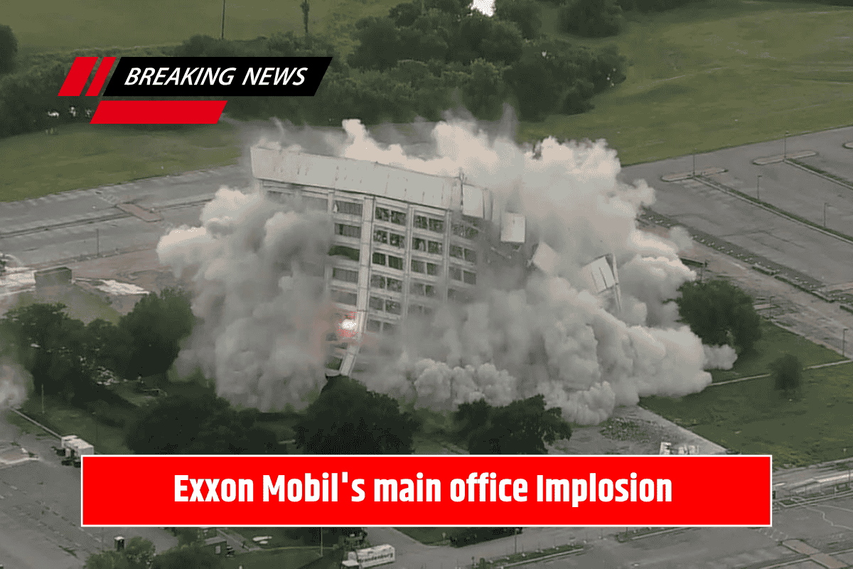 Exxon Mobil's main office Implosion