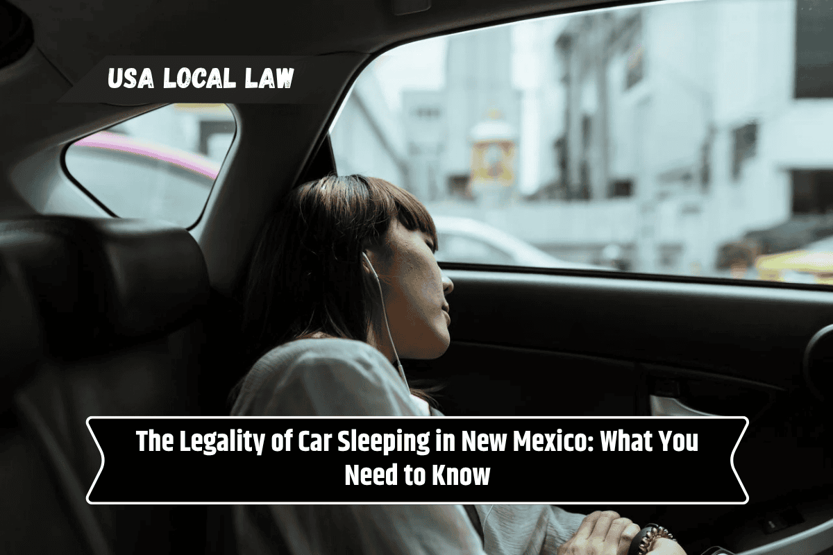 The Legality of Car Sleeping in New Mexico: What You Need to Know