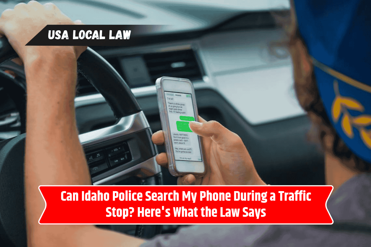 Can Idaho Police Search My Phone During a Traffic Stop? Here's What the Law Says