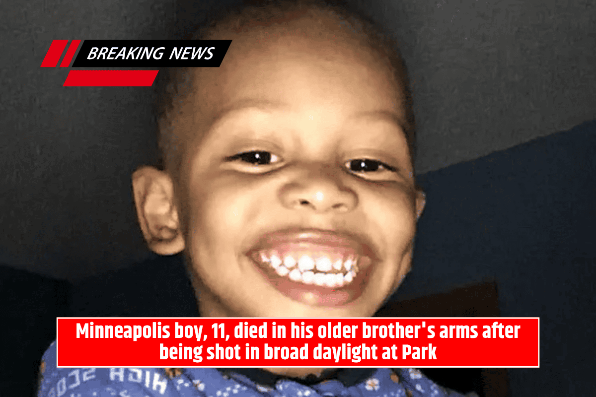 Minneapolis boy, 11, died in his older brother's arms after being shot in broad daylight at Park