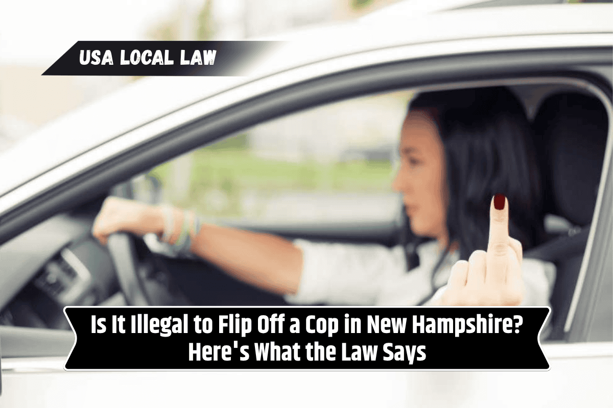 Is It Illegal to Flip Off a Cop in New Hampshire? Here's What the Law Says