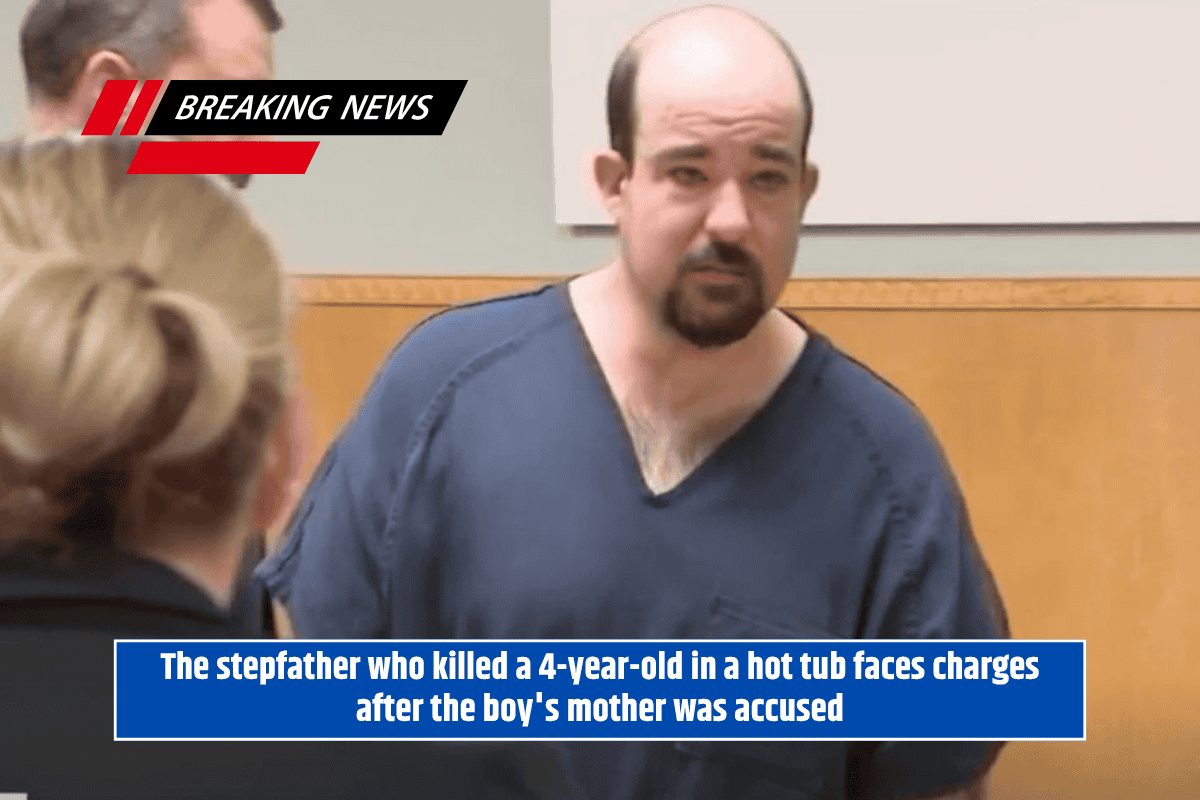 The stepfather who killed a 4-year-old in a hot tub faces charges after the boy's mother was accused