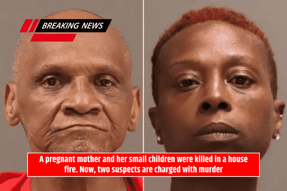 A pregnant mother and her small children were killed in a house fire. Now, two suspects are charged with murder