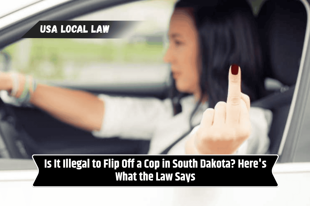Is It Illegal to Flip Off a Cop in South Dakota? Here's What the Law Says