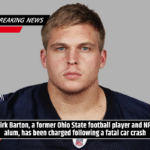 Kirk Barton, a former Ohio State football player and NFL alum, has been charged following a fatal car crash