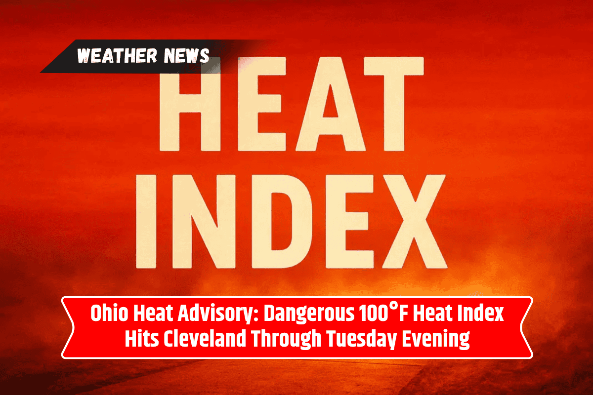 Ohio Heat Advisory: Dangerous 100°F Heat Index Hits Cleveland Through Tuesday Evening