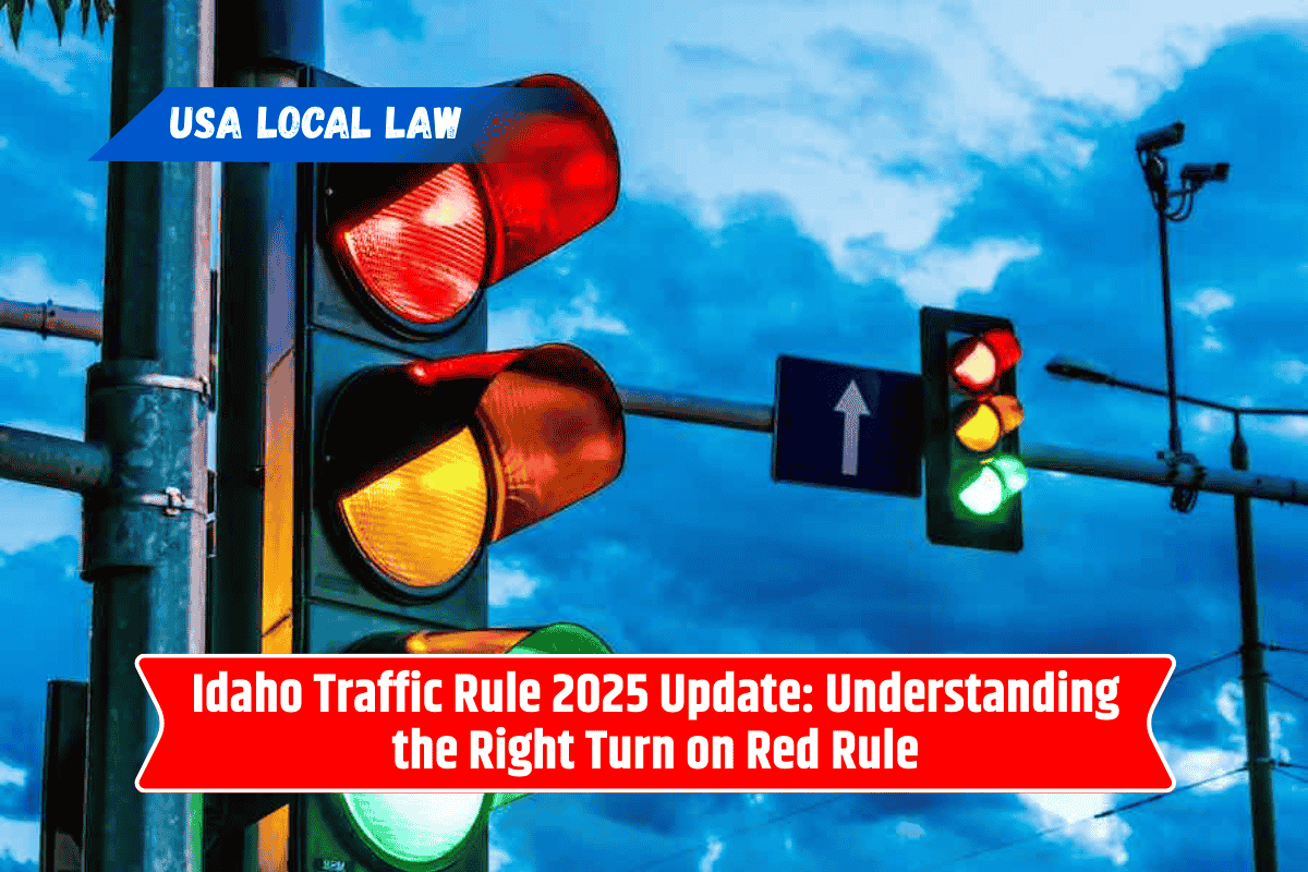 Idaho Traffic Rule 2025 Update: Understanding the Right Turn on Red Rule