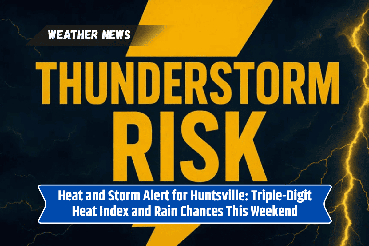 Heat and Storm Alert for Huntsville: Triple-Digit Heat Index and Rain Chances This Weekend