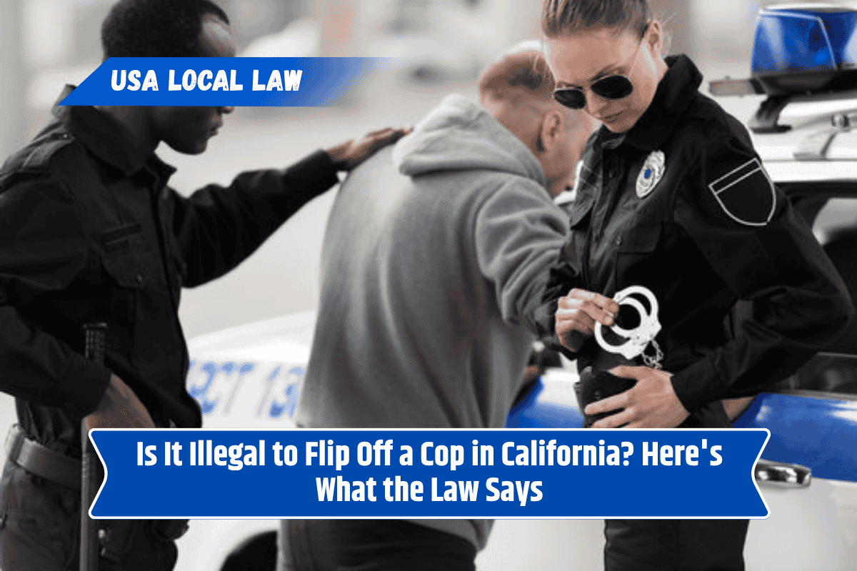 Is It Illegal to Flip Off a Cop in California? Here's What the Law Says
