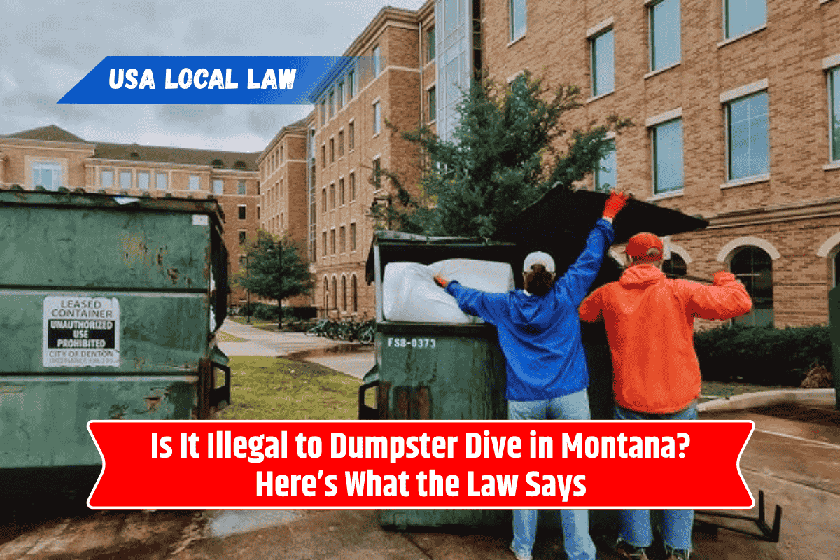 Is It Illegal to Dumpster Dive in Montana? Here’s What the Law Says
