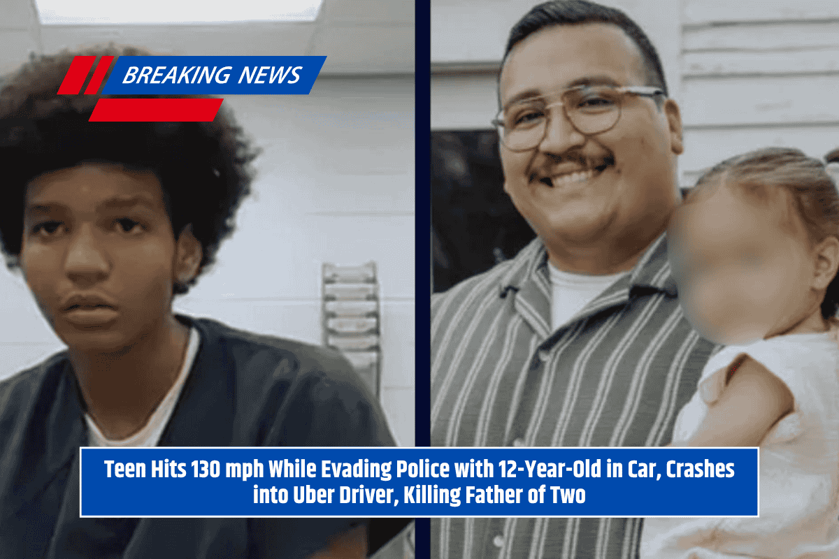 Teen Hits 130 mph While Evading Police with 12-Year-Old in Car, Crashes into Uber Driver, Killing Father of Two