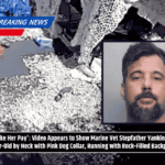 'Make Her Pay': Video Appears to Show Marine Vet Stepfather Yanking 6-Year-Old by Neck with Pink Dog Collar, Running with Rock-Filled Backpack
