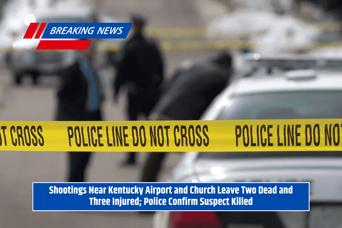 Shootings Near Kentucky Airport and Church Leave Two Dead and Three Injured; Police Confirm Suspect Killed