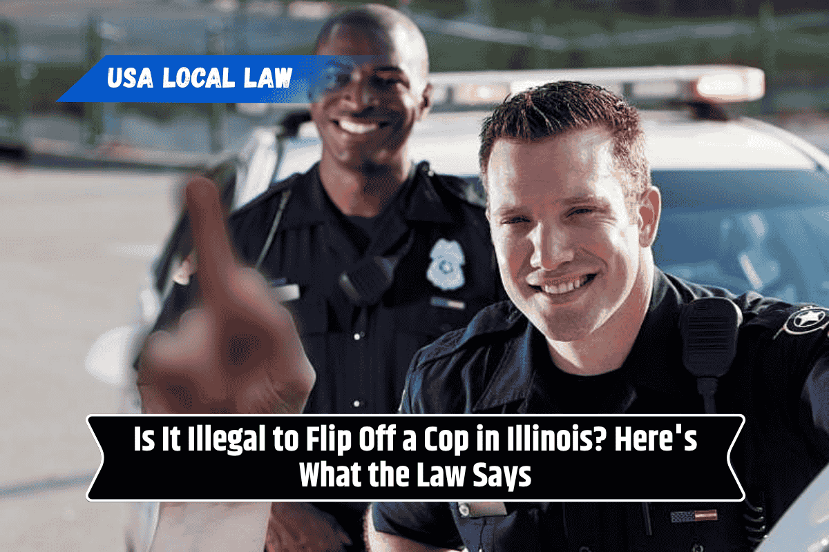 Is It Illegal to Flip Off a Cop in Illinois? Here's What the Law Says
