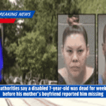 Authorities say a disabled 7-year-old was dead for weeks before his mother's boyfriend reported him missing