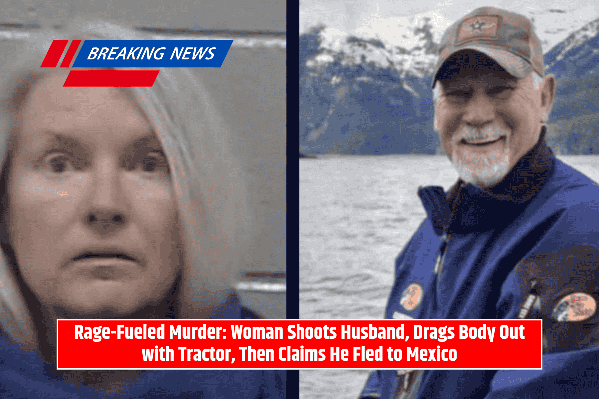 Rage-Fueled Murder: Woman Shoots Husband, Drags Body Out with Tractor, Then Claims He Fled to Mexico