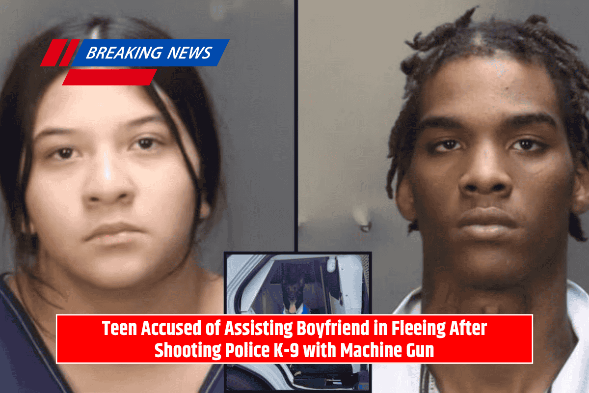 Teen Accused of Assisting Boyfriend in Fleeing After Shooting Police K-9 with Machine Gun