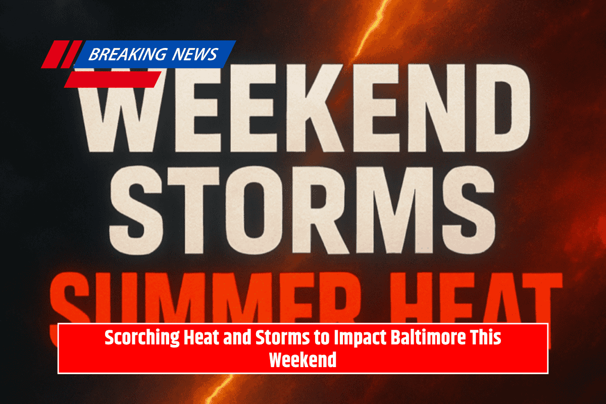Scorching Heat and Storms to Impact Baltimore This Weekend