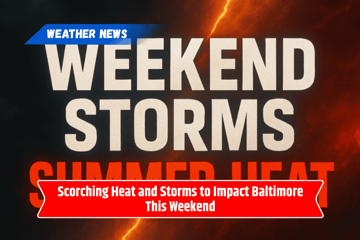 Scorching Heat and Storms to Impact Baltimore This Weekend