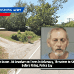 Man Draws .38 Revolver on Teens in Driveway, Threatens to Shoot Before Firing, Police Say