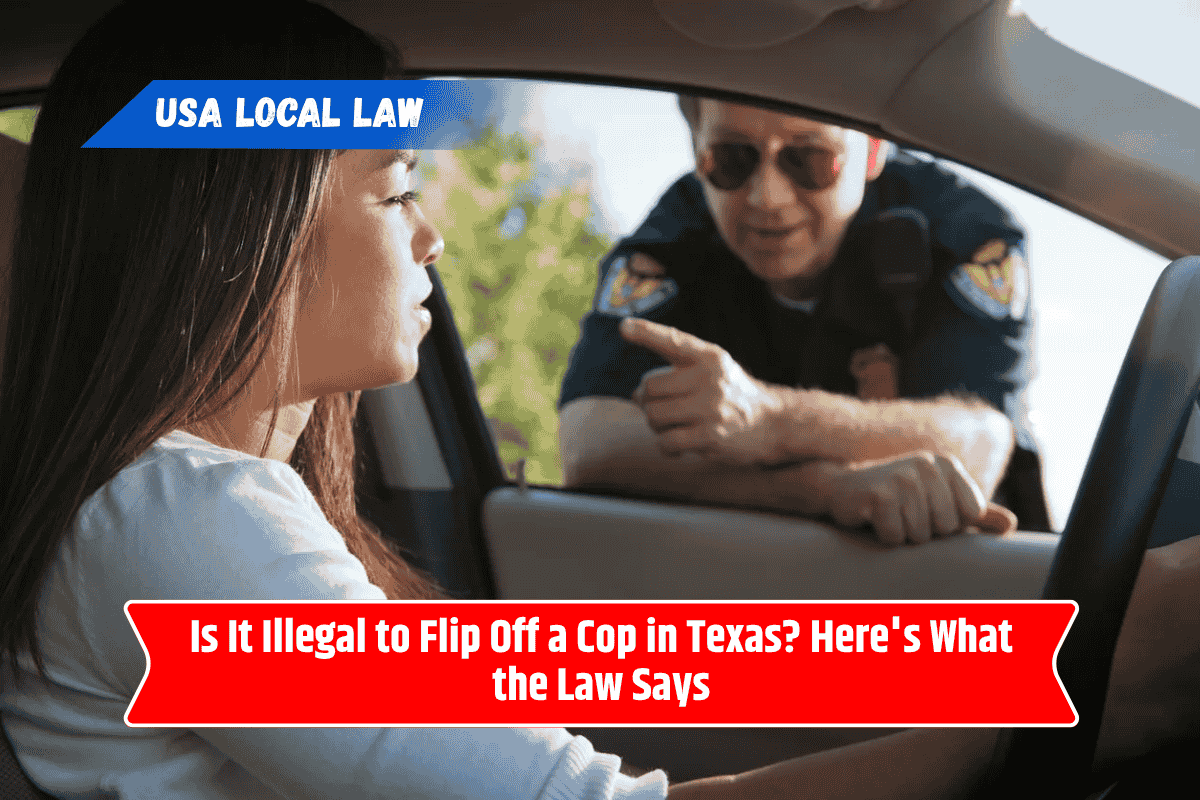 Is It Illegal to Flip Off a Cop in Texas? Here's What the Law Says