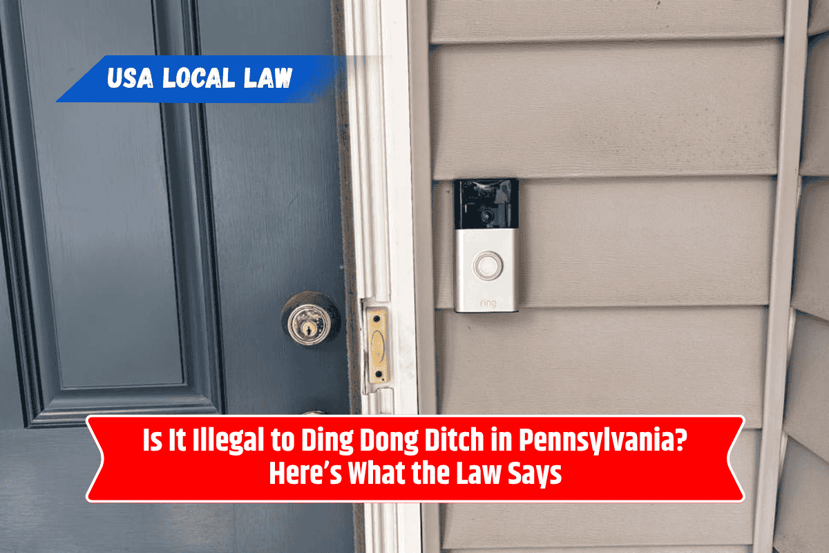 Is It Illegal to Ding Dong Ditch in Pennsylvania? Here’s What the Law Says