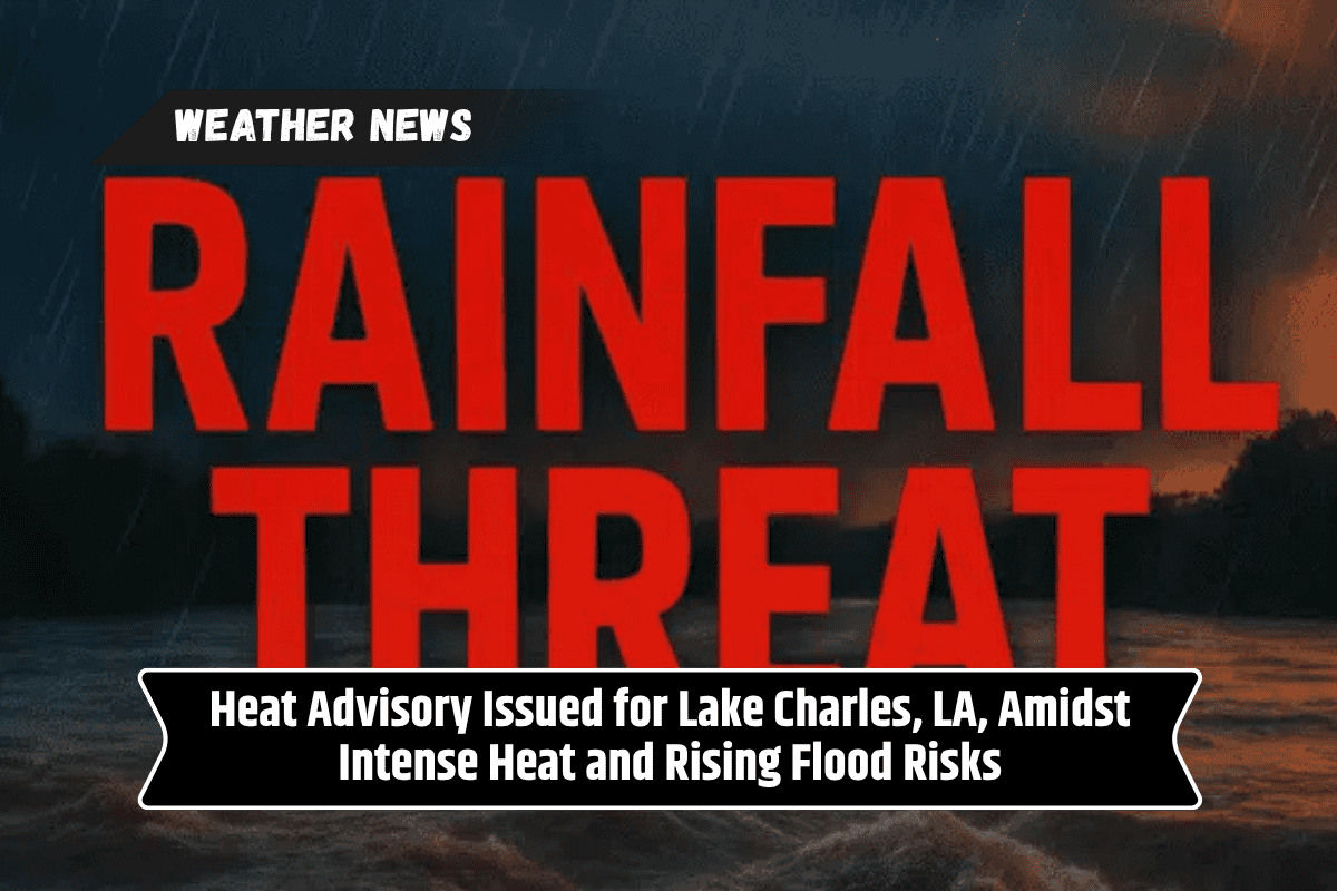 Heat Advisory Issued for Lake Charles, LA, Amidst Intense Heat and Rising Flood Risks