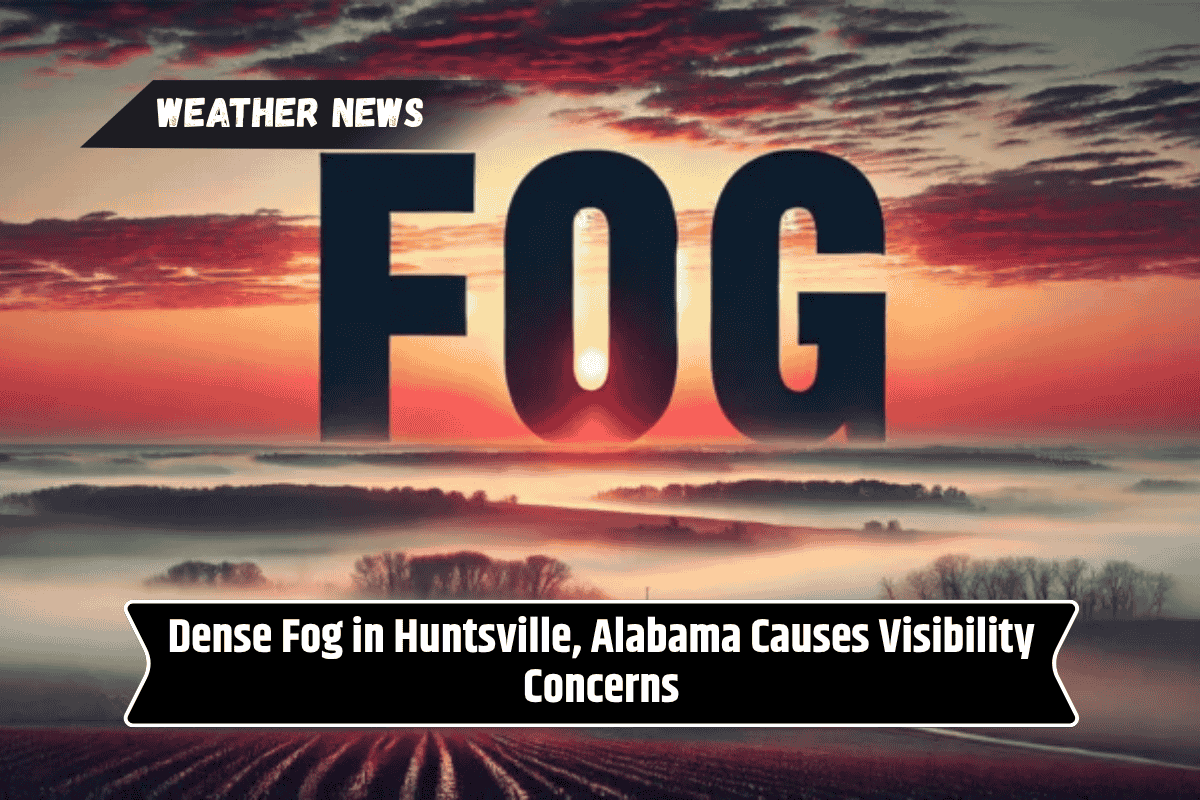 Dense Fog in Huntsville, Alabama Causes Visibility Concerns